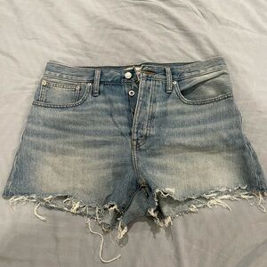 NWOT Madewell Relaxed Denim Shorts Size 29/8
